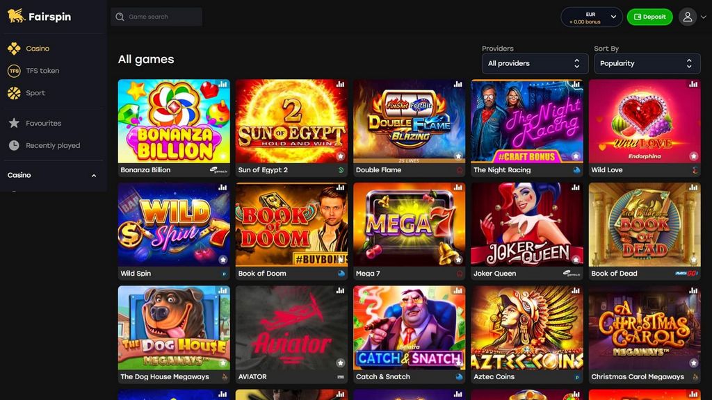 Fairspin Online Casino ülevaade - Fairspin Gambling Enterprise'i boonuskood